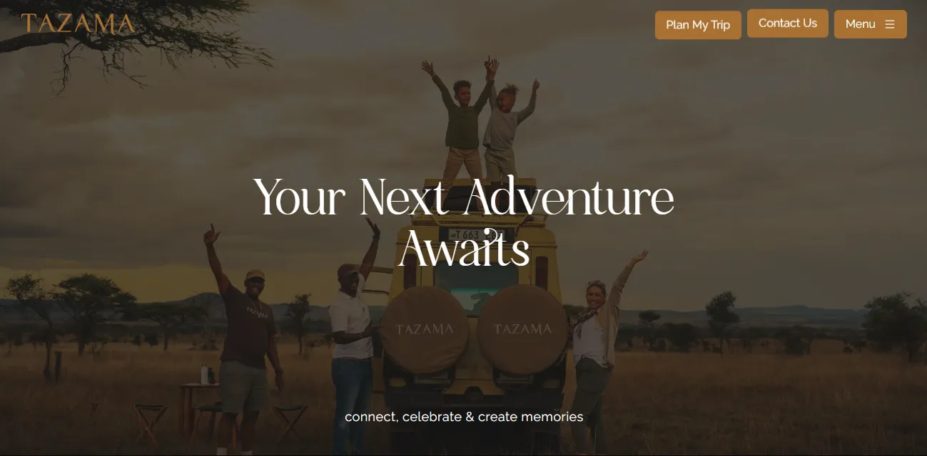 Tazama Africa Safaris Website